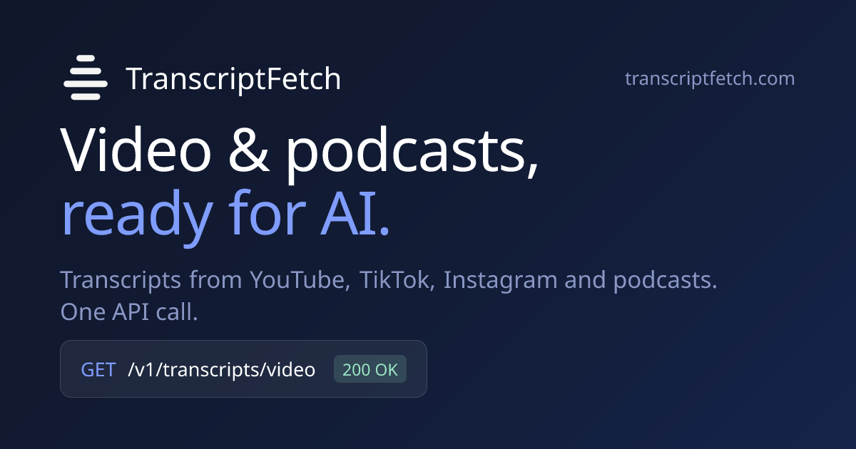 TranscriptFetch